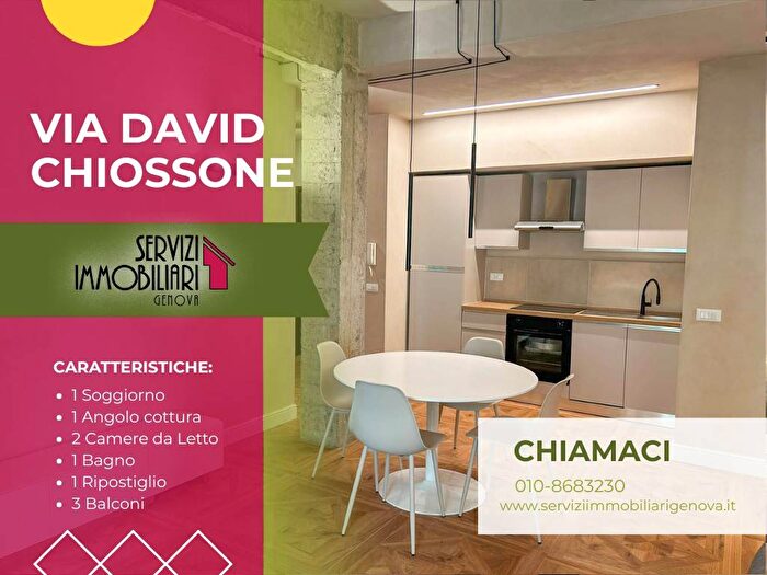 Appartamento trilocale in affitto in Via David Chiossone, Centro Città, Genova