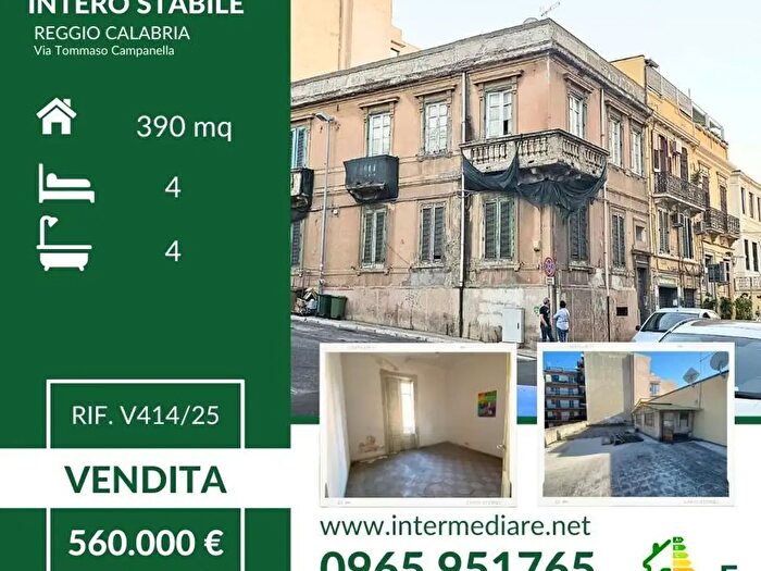 Casa con 12 locali in vendita in Via Tommaso Campanella, Reggio Calabria