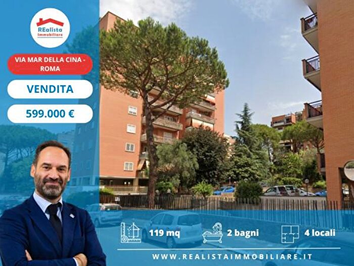 Appartamento quadrilocale in vendita in Via Mar della Cina, Roma