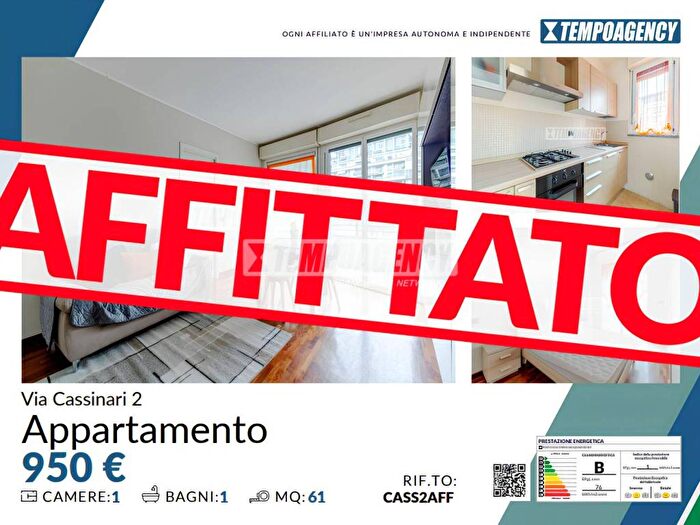 Appartamento bilocale in affitto in Via Bruno Cassinari, Santa Giulia, Milano