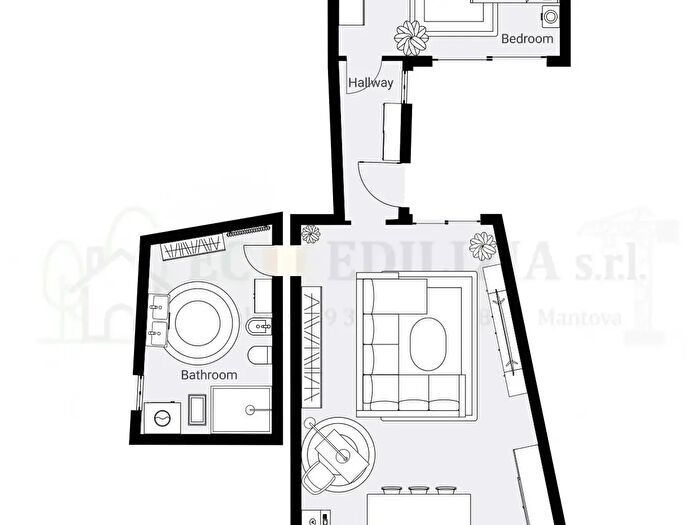 Appartamento bilocale in vendita in Via Roma, Volta Mantovana