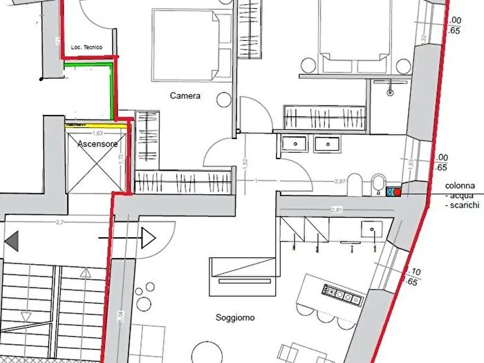 Appartamento con 5 locali in vendita in Massa