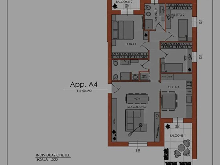 Appartamento quadrilocale in vendita in Via Lorenzo Valla, Piacenza