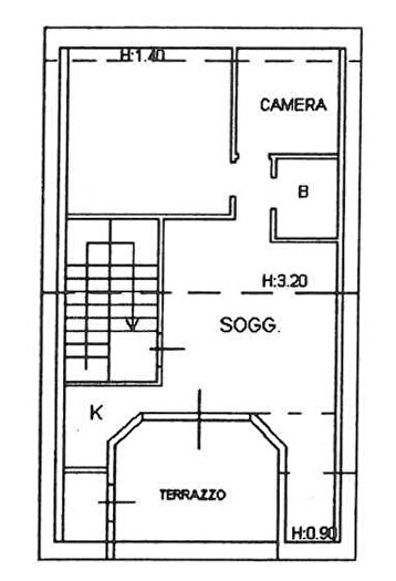Appartamento trilocale in affitto in Centro, Civitanova Marche