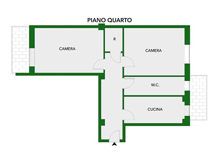 Appartamento bilocale in affitto in Via Lanfranco della Pila, Niguarda, Milano