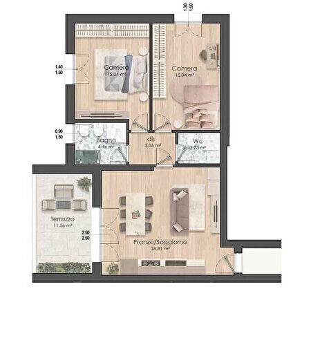 Appartamento con 5 locali in vendita in Via Virginia Wolf, Maranello