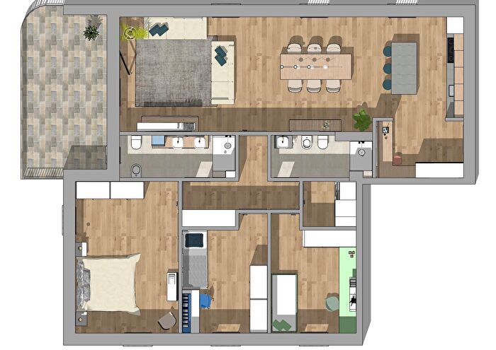 Appartamento quadrilocale in vendita in Via Trieste, Cervignano Del Friuli