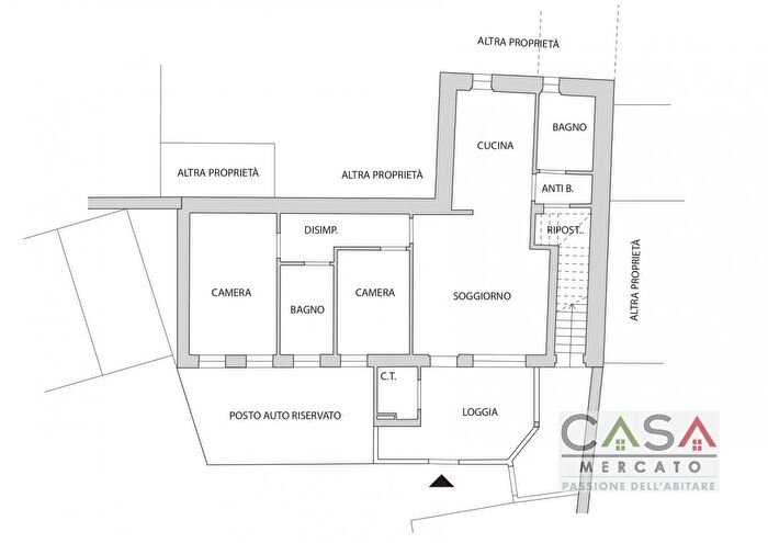 Appartamento trilocale in vendita in Via Cervel, Cordenons