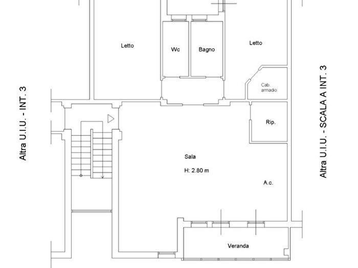 Appartamento trilocale in affitto in Via Torquato Tasso, Matteotti Uliveto Buonarroti, Civitavecchia