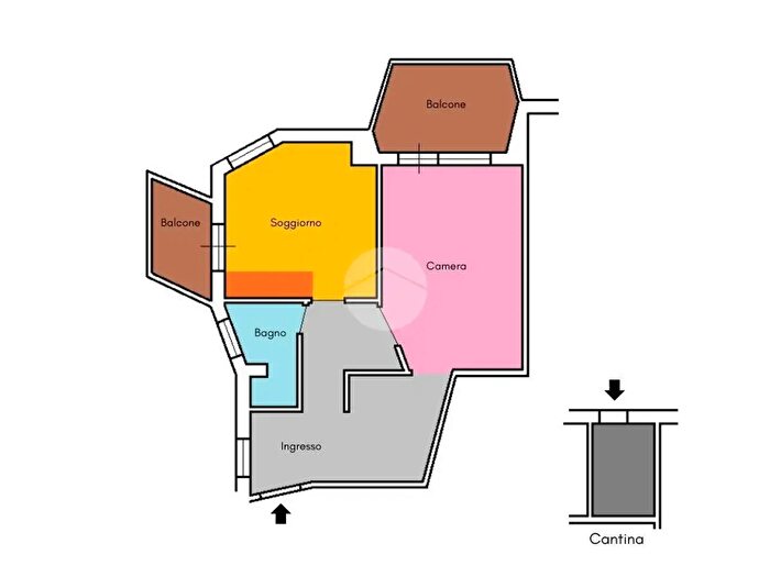 Appartamento bilocale in vendita in Viale Marco Polo, Roma