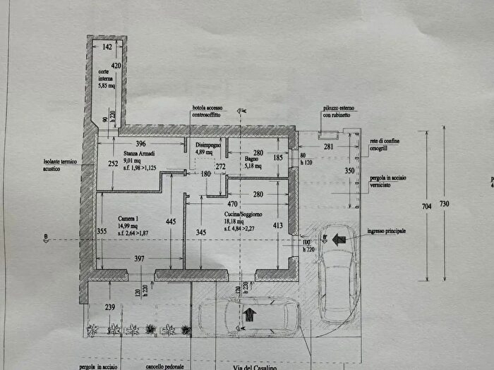 Appartamento trilocale in vendita in Capannori