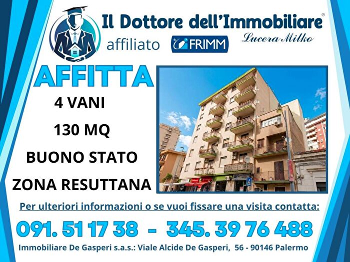 Appartamento quadrilocale in affitto in Via Resuttana, Resuttana, Palermo