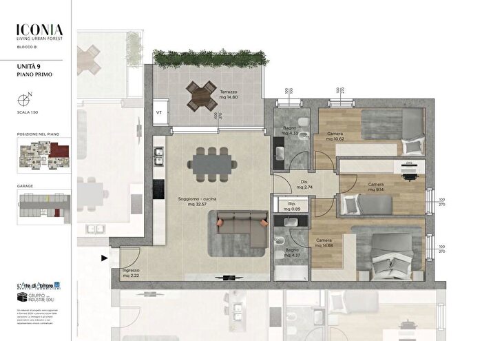 Appartamento quadrilocale in vendita in Rimini