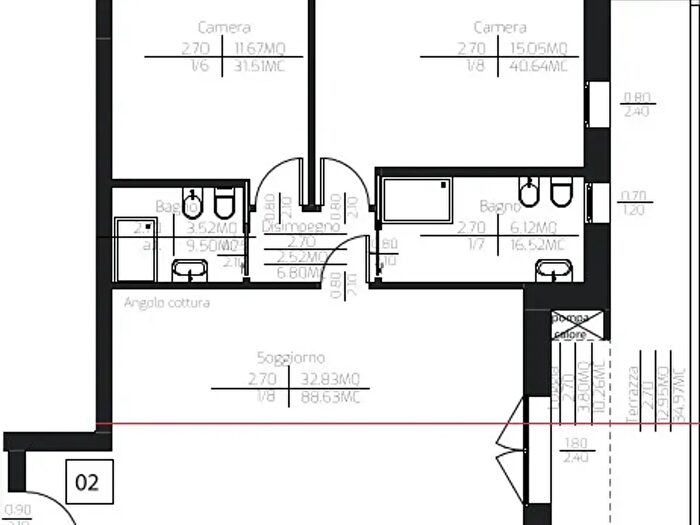 Appartamento bilocale in vendita in Via Antonio Salandra, Padova