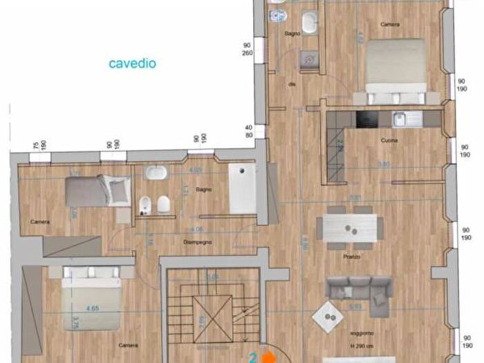 Appartamento trilocale in vendita in Reggio Emilia