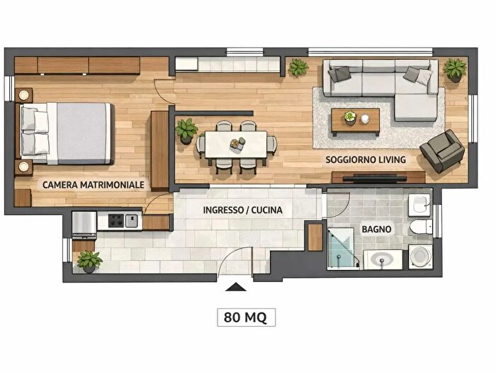 Casa trilocale in affitto in Via Roma, Cisliano