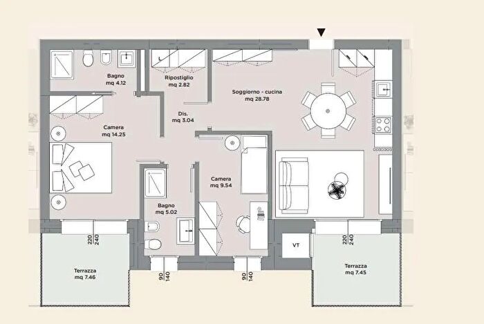 Appartamento trilocale in vendita in Via G Impastato Castelmaggiore, Castel Maggiore