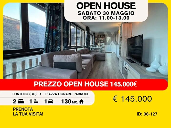 Appartamento trilocale in vendita in Fonteno