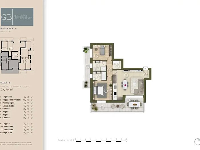 Appartamento trilocale in vendita in Via Antonio Magarotto, Abano Terme