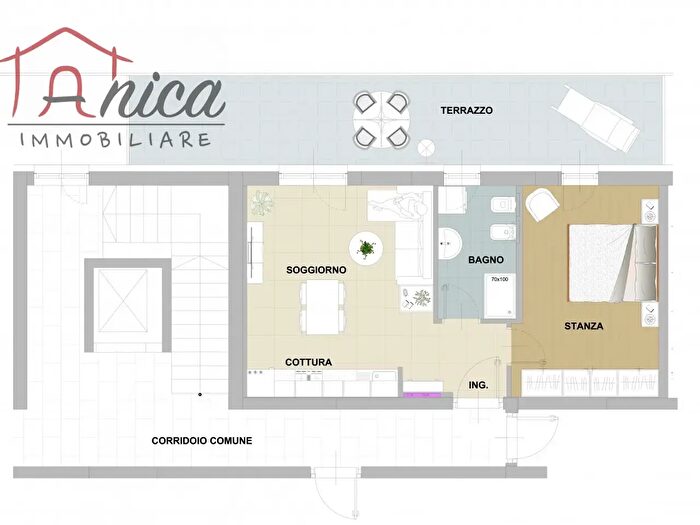 Appartamento bilocale in vendita in Via della Canova, Trento