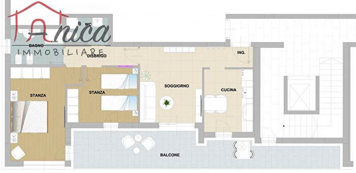 Appartamento trilocale in vendita in Via della Canova, Trento