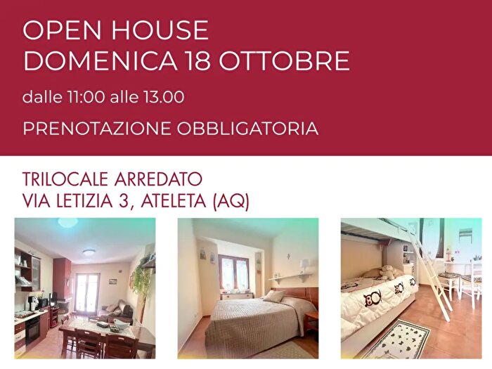 Appartamento trilocale in vendita in Via Letizia, Ateleta