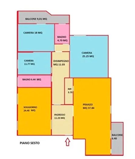 Appartamento con 6 locali in vendita in Via Giovanni Amendola, Cecina