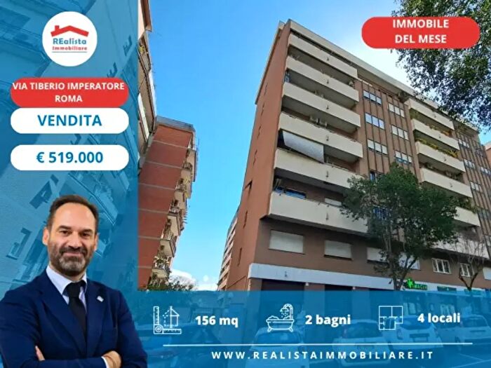 Appartamento quadrilocale in vendita in Via Tiberio Imperatore, Roma