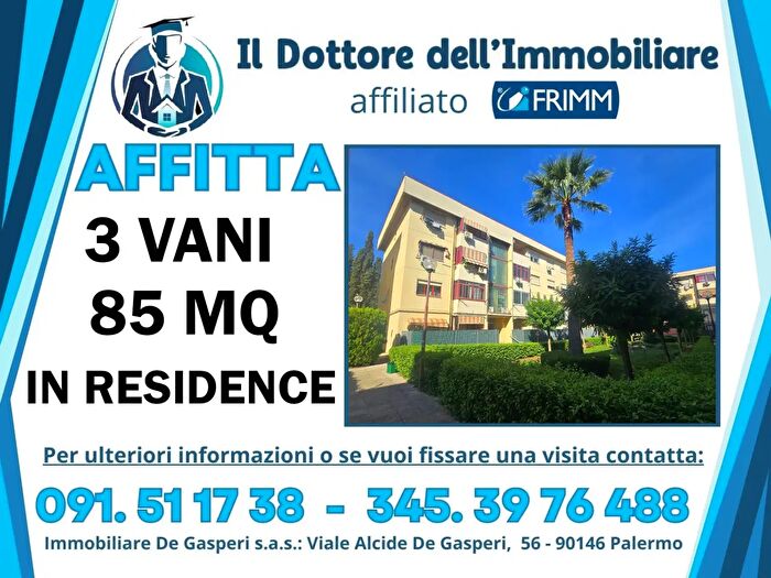 Appartamento trilocale in affitto in Via Romania, Palermo