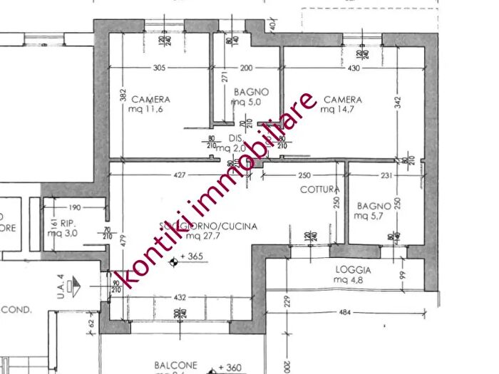 Appartamento quadrilocale in vendita in Pisa