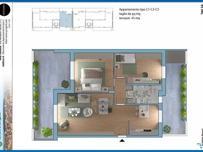 Appartamento trilocale in vendita in Via Raffaello Sanzio, Senigallia
