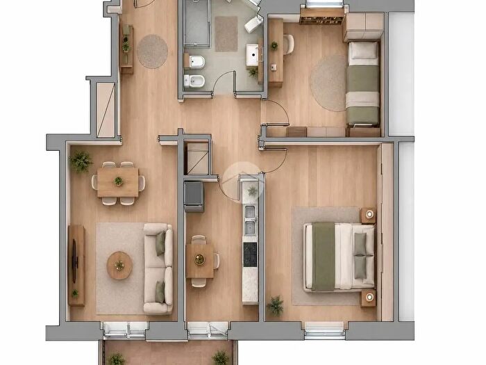 Appartamento trilocale in vendita in Via Val di Lanzo, Roma