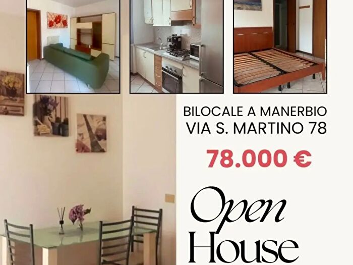 Appartamento bilocale in vendita in Via San Martino, Manerbio