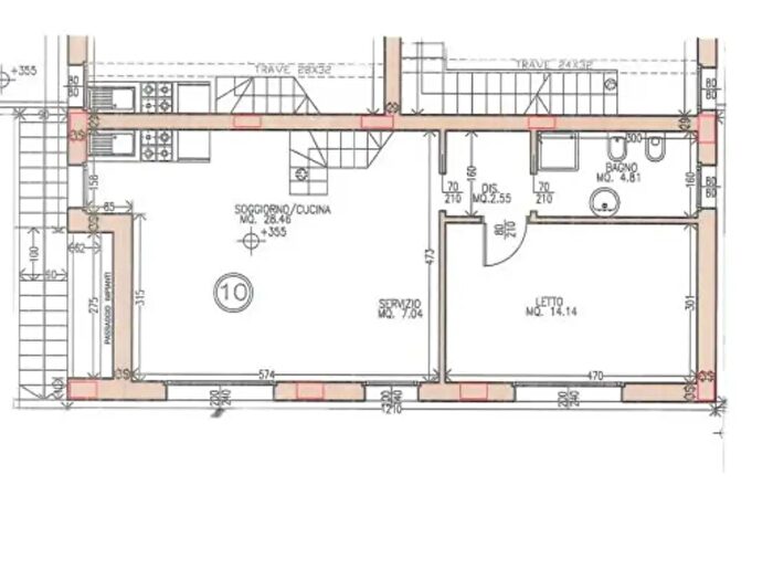 Appartamento trilocale in vendita in Ravenna