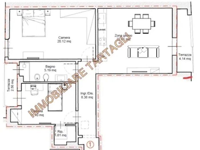 Appartamento trilocale in vendita in Firenze