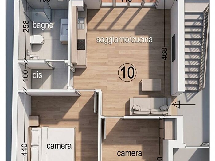 Appartamento bilocale in affitto in Venaria Reale
