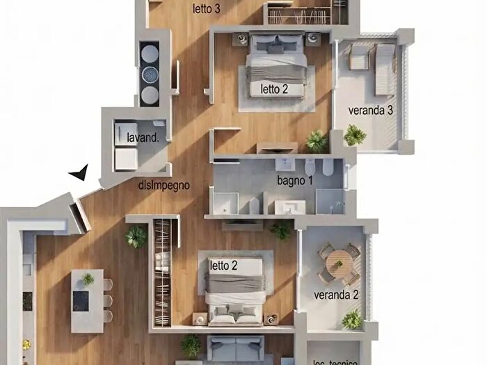 Appartamento con 5 locali in vendita in Via Ilaria Alpi, Olbia