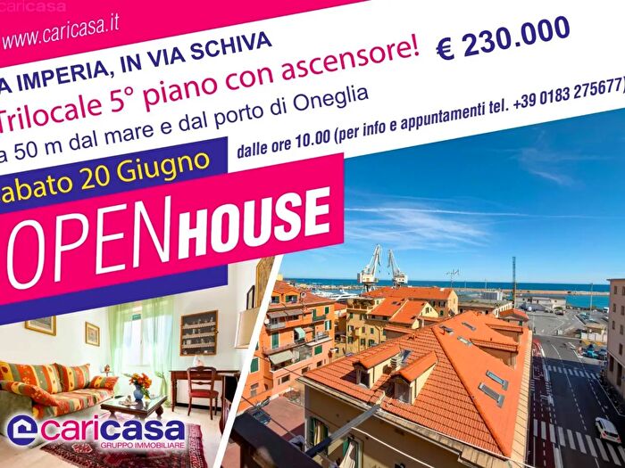 Appartamento trilocale in vendita in Via Schiva, Imperia