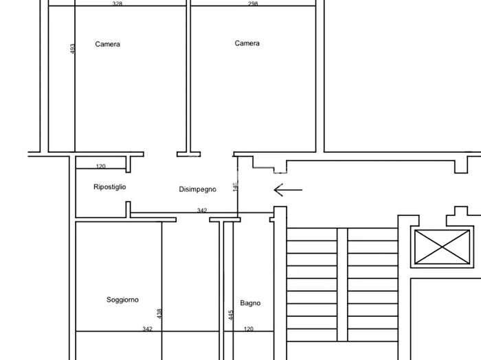 Appartamento trilocale in affitto in Via Giambellino, Milano