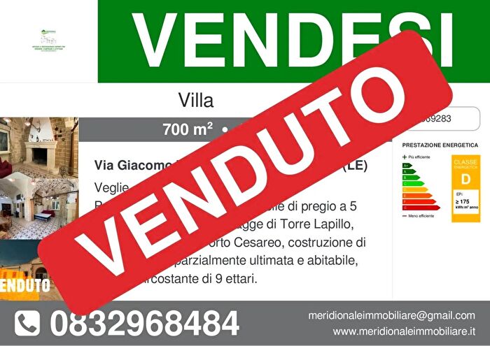 Casa con 5 locali in vendita in Via Giacomo Zanella Porto Cesareo Lecce, Porto Cesareo