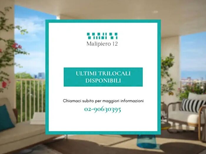 Appartamento trilocale in vendita in Via Gianfranco Malipiero, Milano