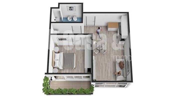 Appartamento bilocale in vendita in Via Fedele Lampertico, Roma