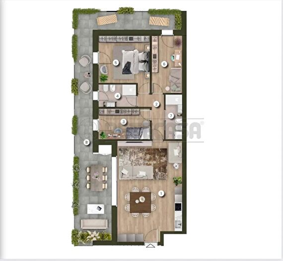 Appartamento con 5 locali in vendita in Via Carlo Farini, Vicenza