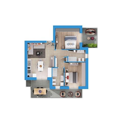 Appartamento trilocale in vendita in Via Gozzano Snc, Cirie