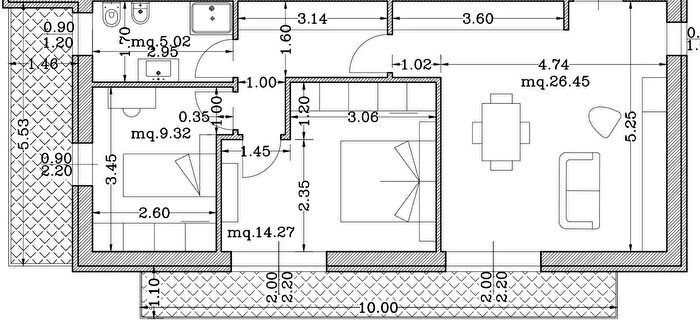 Appartamento trilocale in vendita in Cascina