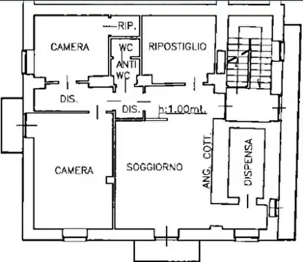 Appartamento quadrilocale in vendita in Cesena