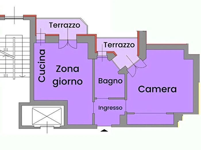 Appartamento bilocale in vendita in Via Magenta, Torino