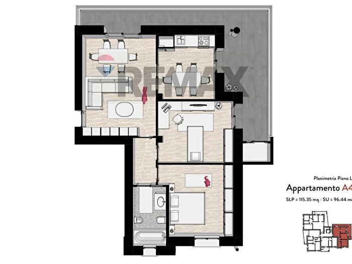 Appartamento trilocale in vendita in Via Pregnana, Rho