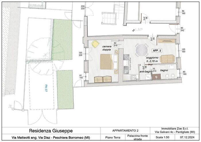 Appartamento bilocale in vendita in Via Armando Diaz Peschiera Borromeo, Peschiera Borromeo