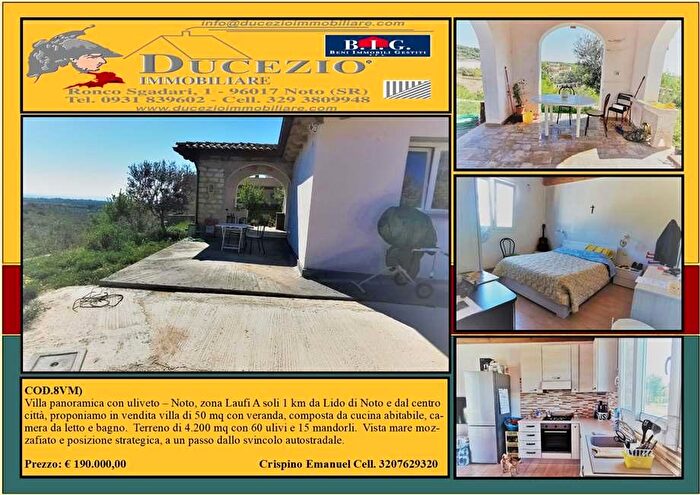 Casa bilocale in vendita in Loc Cda Laufi Sn, Noto